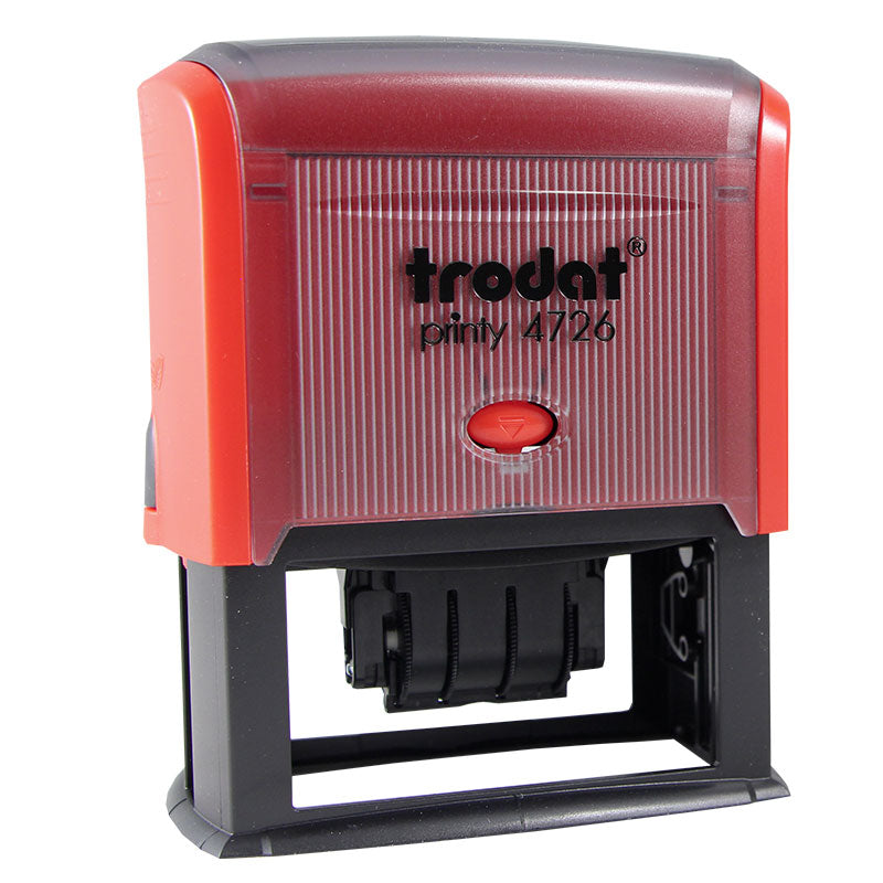 Trodat-TR-4726 EN ตรายางหมึกในตัวแบบตลับพลิกTrodat สี่เหลี่ยมผืนผ้า / วันที่