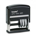 Trodat-TR-4813 : วันที่ใส่ข้อความได้ ขนาดพื้นที่ประทับ: 9 x 26 มม สี่เหลี่ยมผืนผ้า